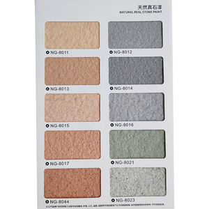 Peinture acrylique à base de résine, effet <span class=keywords><strong>pierre</strong></span> naturelle, pour revêtement mural extérieur, vernis liquide multi-couleurs à base d'eau, application par pulvérisation - Product Image 5