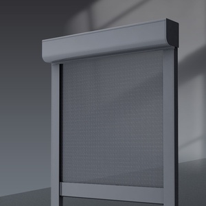 Persianas enrollables eléctricas a prueba de viento para exteriores, integradas, lisas, para pérgola, <span class=keywords><strong>garaje</strong></span> y terraza - Product Image 4