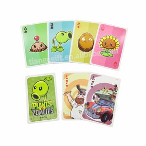 Cartas de Póker Personalizadas con Diseño Divertido de Plantas vs. Zombis en Ambos Lados, 54 Cartas de Juego de Plástico Especiales - Product Image 3