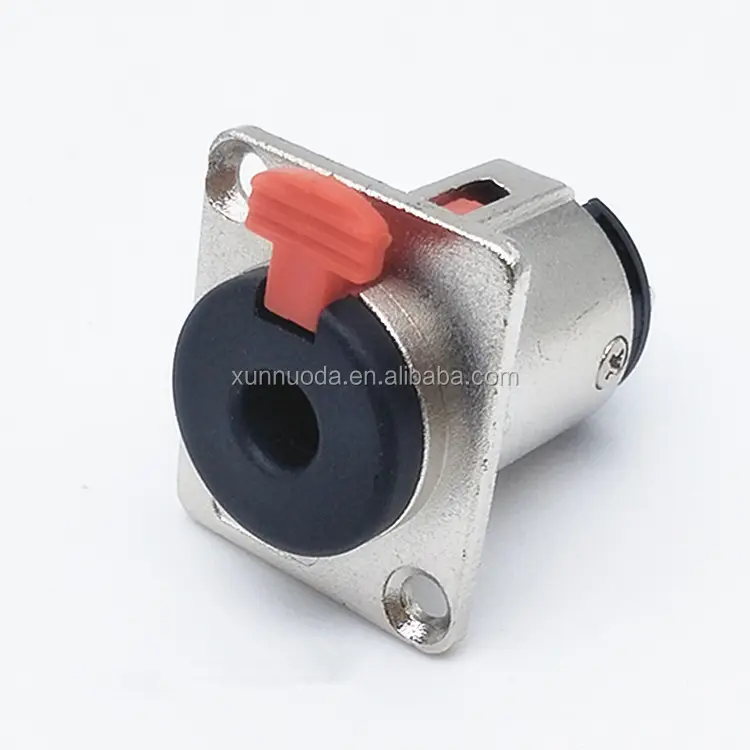 6.35mm 1/4" inch Phono Female Jack Panel Mount Chassis connector socket locking