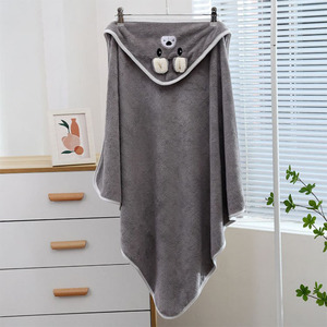 <span class=keywords><strong>Cape</strong></span> à capuche brodée dessin animé anti-coup <span class=keywords><strong>de</strong></span> pied serviette <span class=keywords><strong>de</strong></span> <span class=keywords><strong>bain</strong></span> velours corail pour nouveau-nés enfants bébés pour salle <span class=keywords><strong>de</strong></span> <span class=keywords><strong>bain</strong></span> pour enfant groupe d'âge - Product Image 6