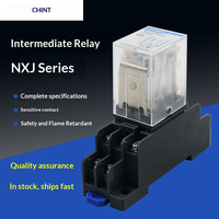 Relay Miniatur Otomatis Chint NXJ/2zh4z (D) 8-Pin 14-Pin 12 V24v220v Elektromagnetik Terbungkus Epoxy