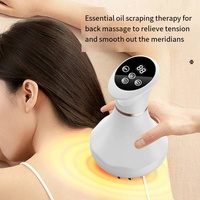 Appareil de massage électrique à lumière rouge, thérapie thermique par micro-courant, grattoir corporel Guasha, brosse de massage des méridiens