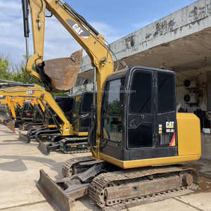 Mini-excavatrice sur chenilles CAT 305.5E de 5,4 tonnes, d'origine japonaise, avec godet de 0,22 m³, petite pelle pour la ferme et le jardin - Product Image 1