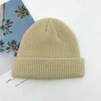 Vente en gros de bonnets d'hiver personnalisés, bonnet en tricot 100% acrylique
