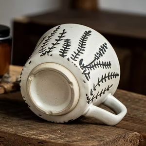 Taza de Café de Cerámica Moderna Japonesa, Diseño de Dibujos Animados, 301-400 ml, Apta para Lavavajillas y Microondas, Color y Logotipo Personalizables, Regalo para el Hogar - Product Image 4