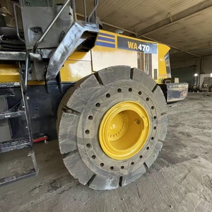 Matériel de construction d'occasion en excellent état, chargeuses sur pneus de grande taille Komatsu WA470, WA500, WA600, à vendre à prix réduit. - Product Image 4