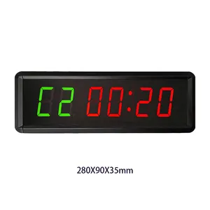 Customizable smart gym Waterproof LED Digital Stopwatch Sports Gym Timer