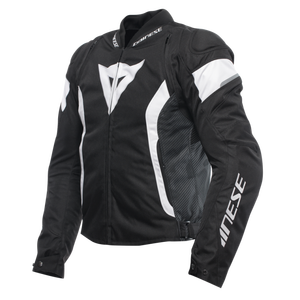 Dainese Avro 5 Tex <b>Jacket</b> Black <b>White</b> Size 54 Textile Motorcycle Riding Gear - Product Image 1