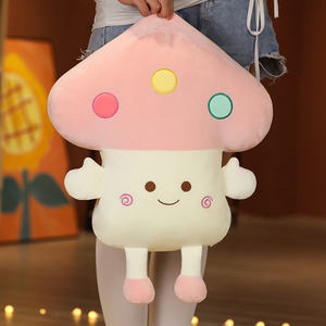 Sayuran Kawaii Lembut Boneka Plushie Bantal Jamur Mainan Mewah - Product Image 3