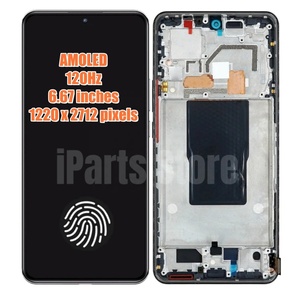 <span class=keywords><strong>Écran</strong></span> AMOLED de remplacement IPARTS pour Xiaomi 12T 22071212AG 12T Pro 22081212UG 22081212G, <span class=keywords><strong>écran</strong></span> tactile avec cadre, assemblage OEM - Product Image 2