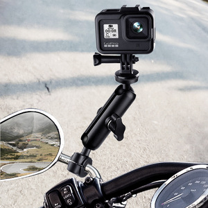 Đối với <span class=keywords><strong>GoPro</strong></span> 12 11 10 9 8 xe máy xe đạp chủ Handlebar gương núi khung cho SJCAM insta360 hành động phụ kiện máy ảnh - Product Image 2