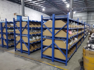 4-layer Lightweight Storage Rack System With 300kg Load-bearing Capacity for Warehouse <strong>Stacking</strong> <strong>Frames</strong> - Product Image 4