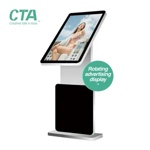 China most popular low price 49 inch lcd rotate digital signage rotatable player floor standing