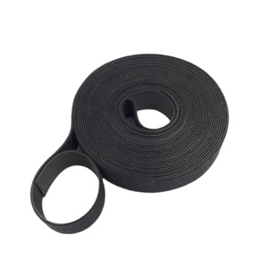 Cinta de Velcro Autoadhesiva de Doble Cara, Color Negro, 20 mm x 10 m/rollo, Cinta de Velcro de Doble Cara - Product Image 1