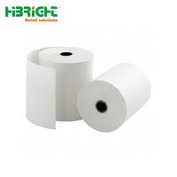 Papier thermique POS sur mesure pour supermarchés, simple couche, 80x80mm, multi-grammage, pour terminaux de point de vente Hibright HBE-POS-AC