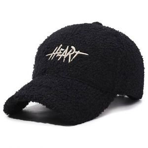 Wholesale Custom Embroidery Logo Winter Cozy Plush Warm Fluffy Hats New Trendy Furry Baseball <b>Cap</b> for <b>Women</b> - Product Image 1