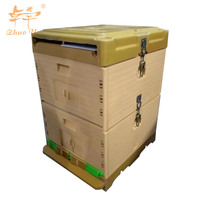 Matériel d'apiculture en polystyrène plastique, ruches Langstroth en plastique pour Apis Mellifera