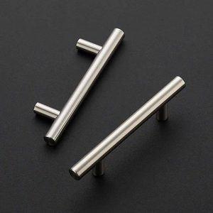 WEKIS Stainless Steel Flush Pull Handles Cabinet <strong>Door</strong> Hardware Silver Metal Furniture Pulls Kitchen Cabinet <strong>Knobs</strong> Factory - Product Image 4