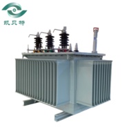 Transformateur de puissance immergé dans l'huile de haute qualité Série S11 315 kVA 10 kV, équipement électrique triphasé