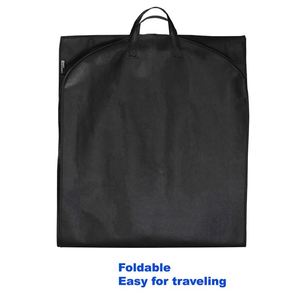 Sacs de rangement pliables non tissés pour vêtements, avec fermeture éclair, personnalisables avec logo, réutilisables, pour costumes et robes, vente en gros - Product Image 4