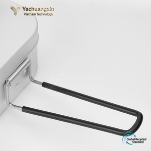 Lonchera Plegable Portátil de Aleación de Aluminio Estilo Japonés para Campamento al Aire Libre con Alivio de Presión de Emergencia - Product Image 5