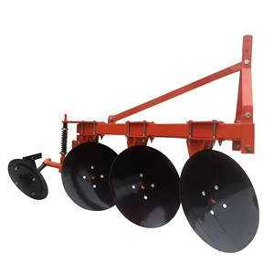 Charrue à disques 1LY(T)-325 à 3 rangs, cultivateur agricole vert, haute productivité, monté sur tracteur - Product Image 4