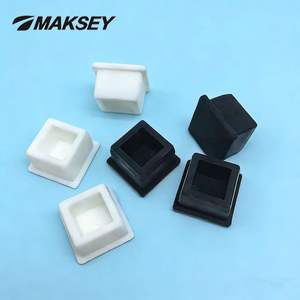 Bouchon d'extrémité carré en silicone <span class=keywords><strong>MAKSEY</strong></span> 9.6-29.6mm résistant à haute pression, en forme de carré, creux, pour tuyau/tube - Product Image 4