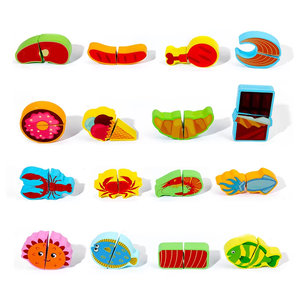 Jeu <span class=keywords><strong>de</strong></span> <span class=keywords><strong>cuisine</strong></span> en bois éducatif précoce pour enfants, avec couteau pour couper les fruits et légumes, jeu <span class=keywords><strong>de</strong></span> <span class=keywords><strong>cuisine</strong></span> pour tout-petits - Product Image 5