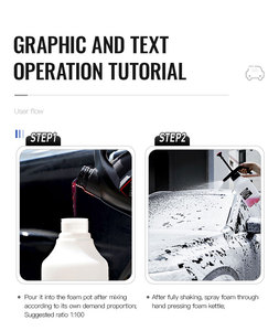 2L cao bọt siêu tập trung rửa xe chất lỏng hiệu quả toàn diện sạch hơn cho xe làm sạch - Product Image 6