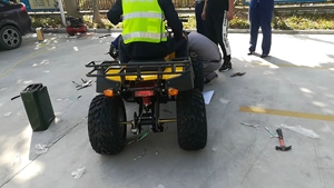 Chariot <span class=keywords><strong>de</strong></span> déneigement <span class=keywords><strong>de</strong></span> plage 200cc refroidi par huile, pouvant rouler à l'avant ou à l'arrière, équipé d'une transmission à variation continue (CVT). - Product Image 2