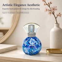 Vente Flash : Flacon de Parfum en Verre Recyclable de Luxe, Impression Sérigraphique Mate, Couleur Personnalisée, 30ml/50ml/100ml, Vente en Gros