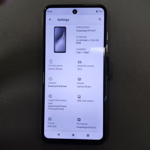 ขายส่งสมาร์ทโฟน Camon50 Pro super 5G รุ่น Global หน้าจอ 7.3 นิ้ว ความจุ 16GB+1TB ระบบปฏิบัติการ Android 15 ปลดล็อคแล้ว ราคาโรงงาน - Product Image 3
