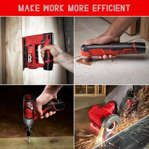 شاحن ثنائي المنفذ 12 فولت لبطارية ميلووكي <span class=keywords><strong>M</strong></span> 12S، شاحن لبطارية ميلووكي الليثيوم 12 فولت 48-11-2401 48-11-2411 48-11-2460 - Product Image 6