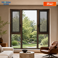 Ventana Abatible Interior con Perfil de Aluminio para Proyectos de Ventilación Interior