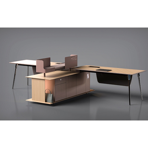 เฟอร์นิเจอร์สำนักงานสไตล์อิตาลีระดับไฮเอนด์ปรับแต่งได้ โต๊ะทำงานผู้บริหารหรูหราเงางาม เฟอร์นิเจอร์สถานีทำงานสำหรับประธานบริษัทและผู้ดูแลงาน - Product Image 5