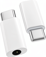Adaptateur USB-C Type C vers prise casque 3,5 mm (lot de 2) – Prise en charge de l'écoute, des appels et de la télécommande pour iPhone 16/Smartphone/Tablette – ABS