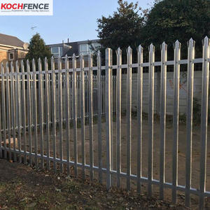 Panneaux de clôture en acier noir imperméable, clôture en fer forgé, portails de sécurité pour allée - Product Image 3