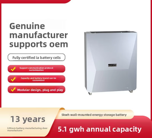 Batería LiFePO4 Apilable de 5-30 kWh, 51.2V 100Ah, Sistema de Almacenamiento de Energía Doméstica IP65, Compatible con Inversores Deye/Growatt/Victron - Product Image 1