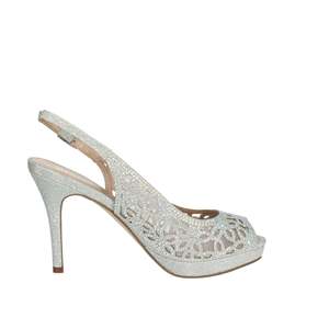 Menbur Sandales à talons hauts et plateforme pour femmes, modèle 23968, or pailleté, tendance mode - Product Image 4