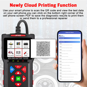 Jfind JF700 siêu phổ OBD2 máy quét xe lỗi mã đọc chuyên nghiệp pin <span class=keywords><strong>Tester</strong></span> 2 trong 1 công cụ chẩn đoán - Product Image 6