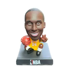 Custom Hars Basketbalspeler Bobblehead Kobe Bryant Bobble Head Voor Souvenir Cadeau