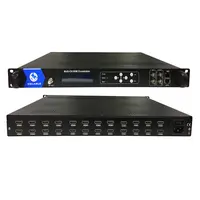 RF変調器DVB-C DVB-T ATSC ISDB-T COL5011Hへの8 /12/16/24 HDビデオエンコーディング