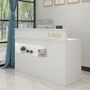 Kelly Chinese Factory Produces Cheap Reception Desk With LED Lights Simple Small bar Counter - Product Image 1
