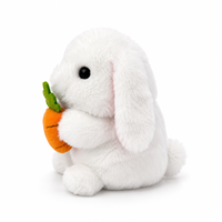 Mainan Musik Interaktif Kelinci Boneka Plush untuk Anak dan Dewasa, Interaksi Multipemain, Musik Lucu, Aliansi Hewan Peliharaan Wortel, Suara Ajaib, Kelinci Imut