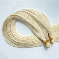 Extensions de cheveux humains Remy européens I-Tip en gros 2026, lisses et soyeux, ondulés, à micro-anneaux de kératine pré-collés, longueur 14-24 pouces, 2-5