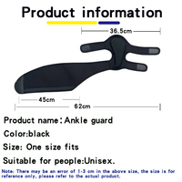 Vente directe usine – Attelle de cheville en polyester, sangles élastiques pour cheville, protection stable pour la vie quotidienne et l'entraînement sportif