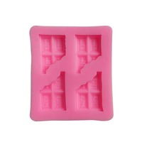 Moules en silicone en forme de gaufre Candyer, qualité alimentaire, sans BPA, pour la décoration de gâteaux au chocolat, outils de pâtisserie réutilisables, moules à bonbons DIY