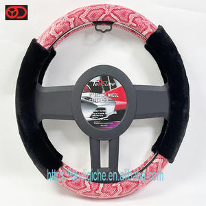 Funda de Volante Universal de Felpa de 15 Pulgadas con Diseño de Serpiente, Nueva Colección Invierno 2025, Superventas, para Protección del Automóvil - Product Image 2