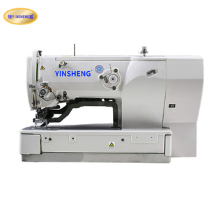 Máquina de coser industrial de ojal recto de alta velocidad con mecatrónica y componente de motor central - Product Image 2